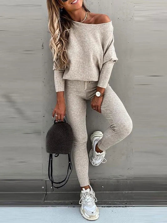 Knitted Lounge Wear Set