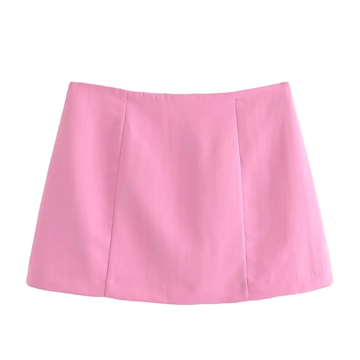 Smart Pink Blazer  Pleated Miniskirt Two-piece Set