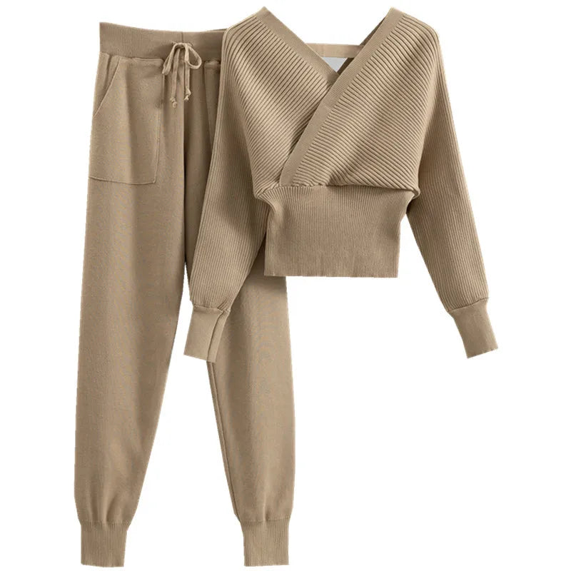 Long Sleeve Two Piece Bodycon Bandage Dress