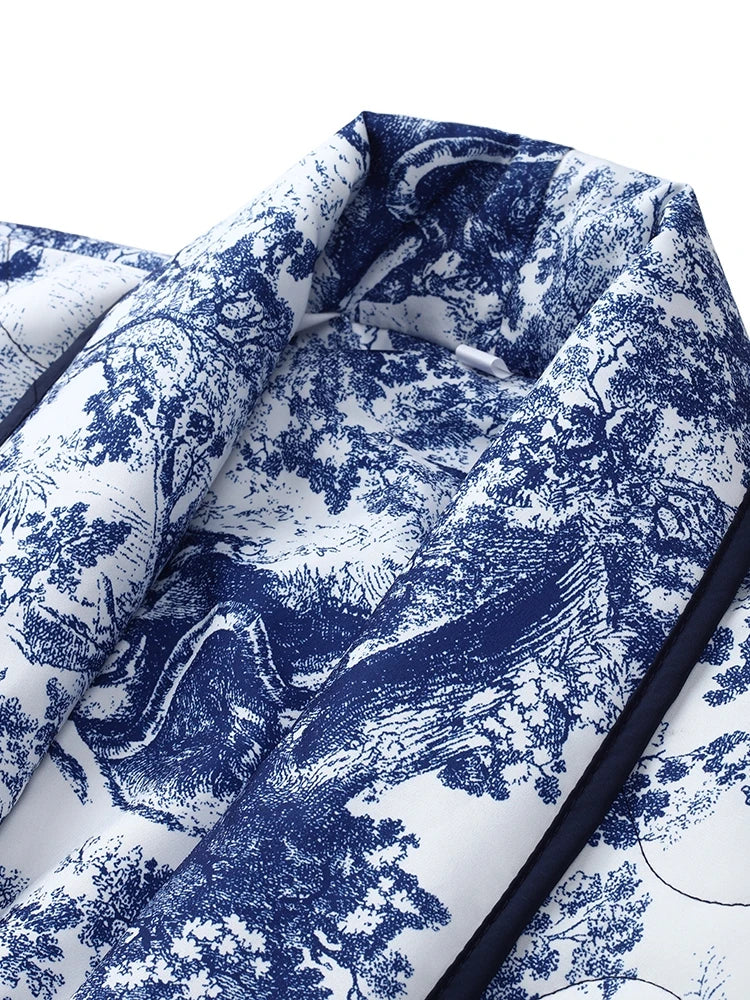 Women Printed Short Cotton  Cardigan